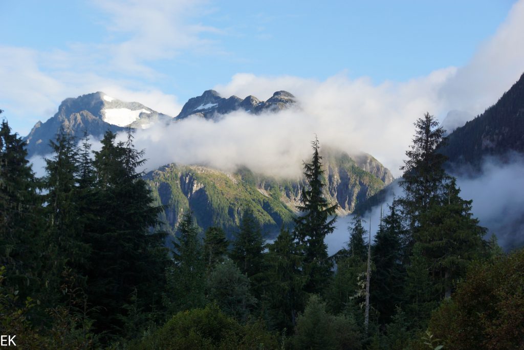 In den Küstenbergen, hoch übewr Bella Coola