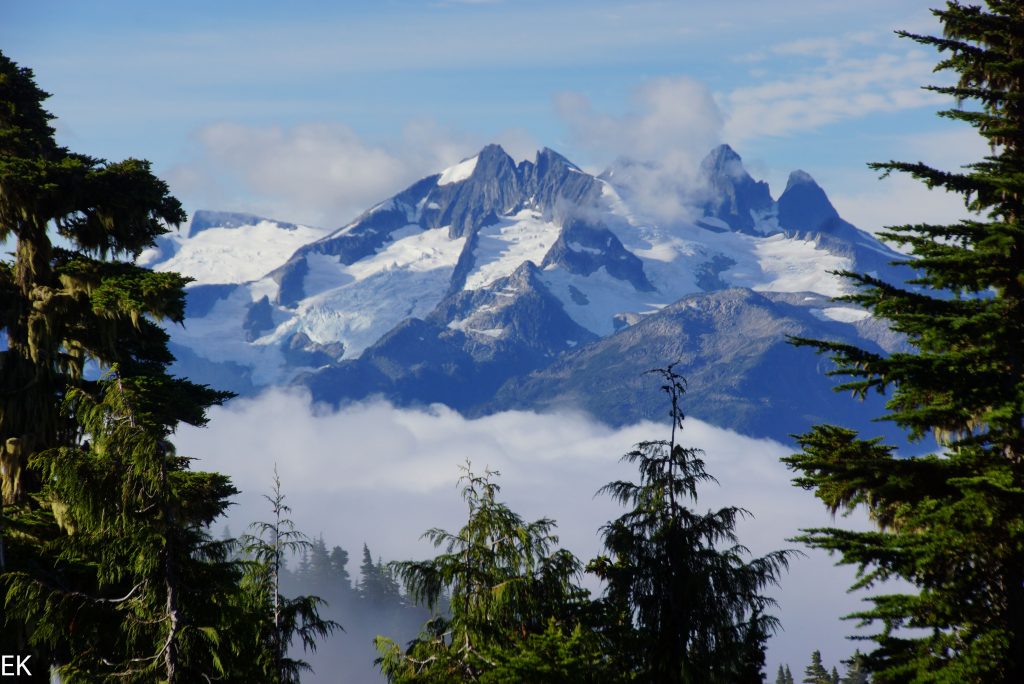 Aussicht auf die Coastal Mountains