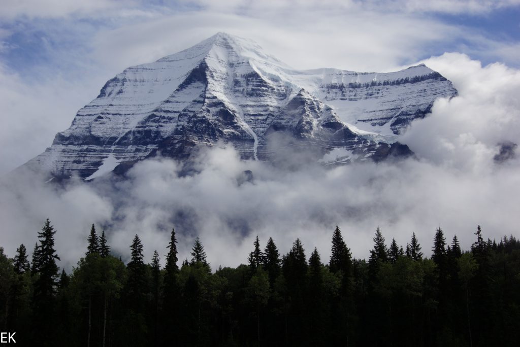 Mt. Robso n muss ein heiliger Berg sein: man beachte den Heiligenschein!