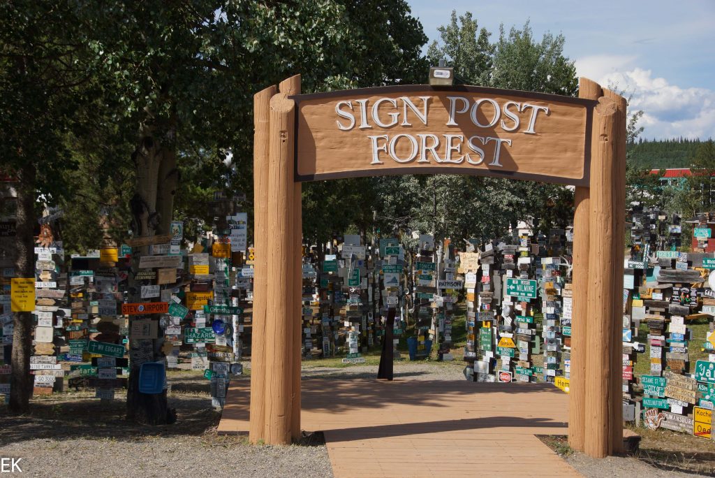 Watson Lake Sign Post Forest